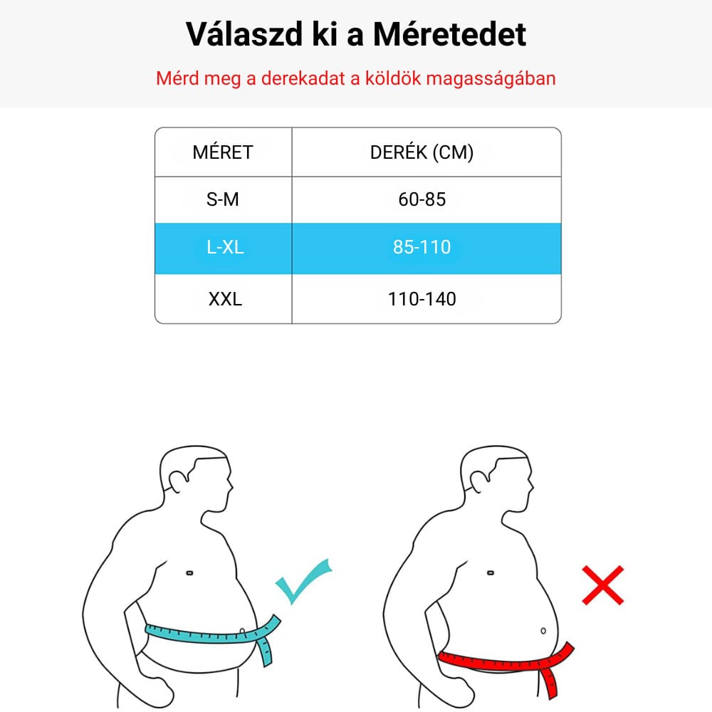 Deréktámasztó öv 2 darabos csomag Better Posture Pro #16 6