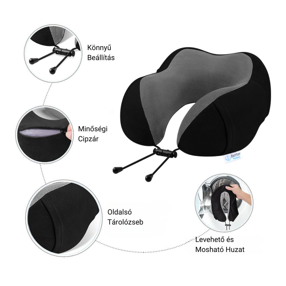 Memóriahabos utazópárna Better Posture Pro 3