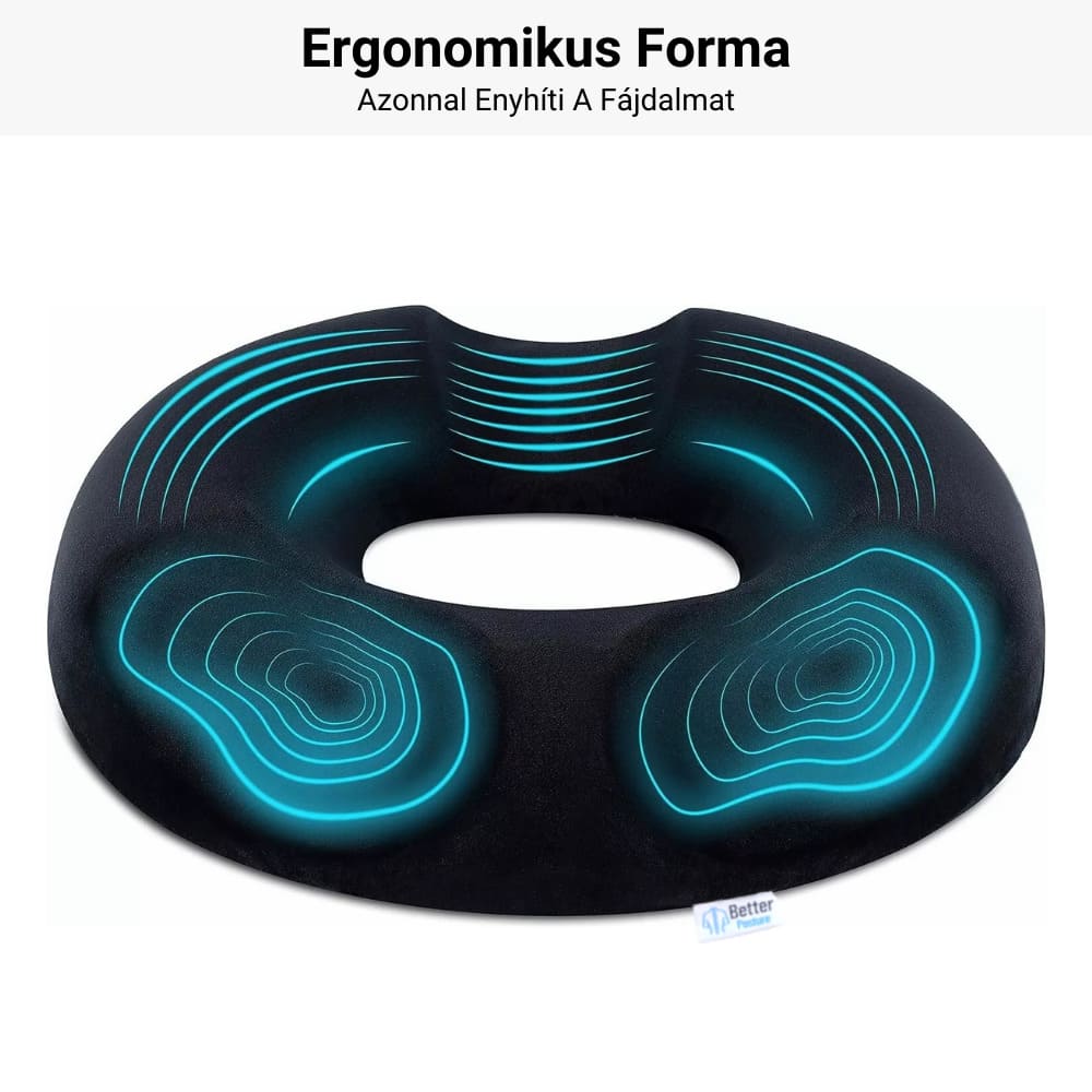 Ortopéd memóriahabos aranyér ülőpárna Better Posture Pro 2