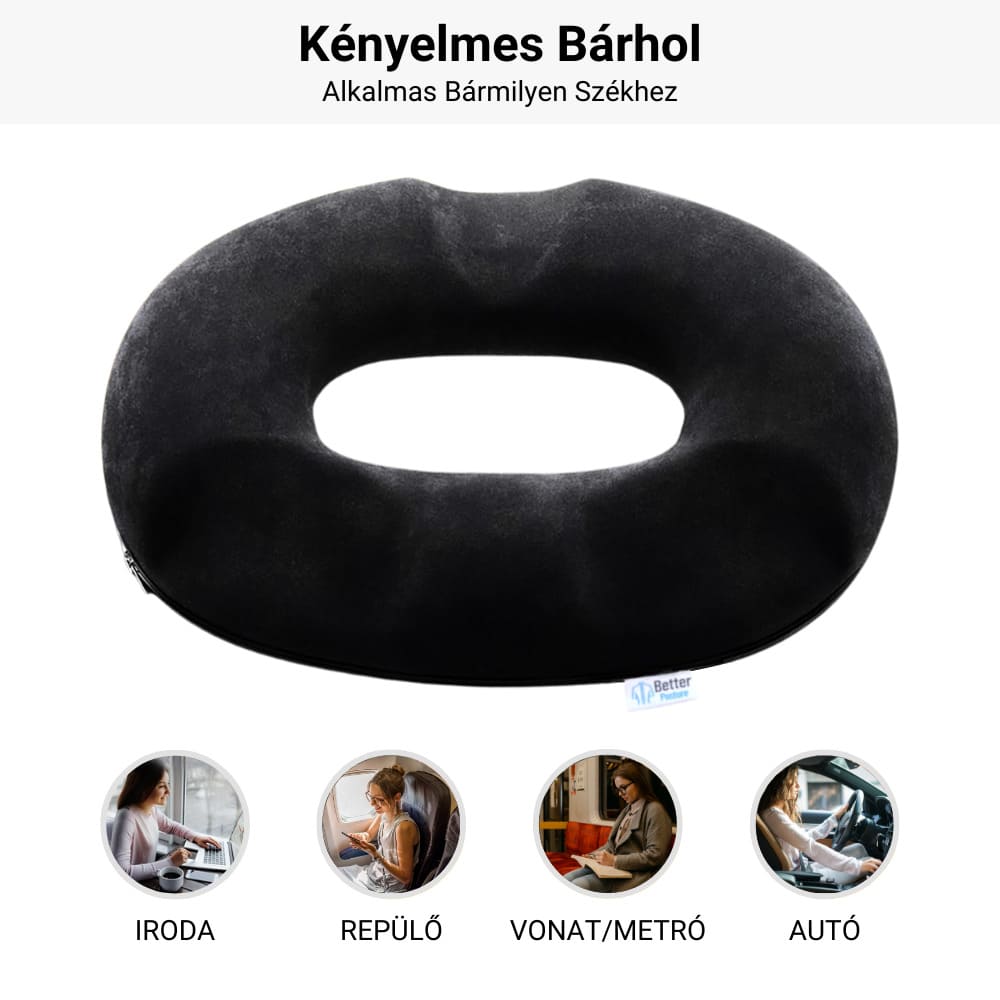 Ortopéd memóriahabos aranyér ülőpárna Better Posture Pro 4