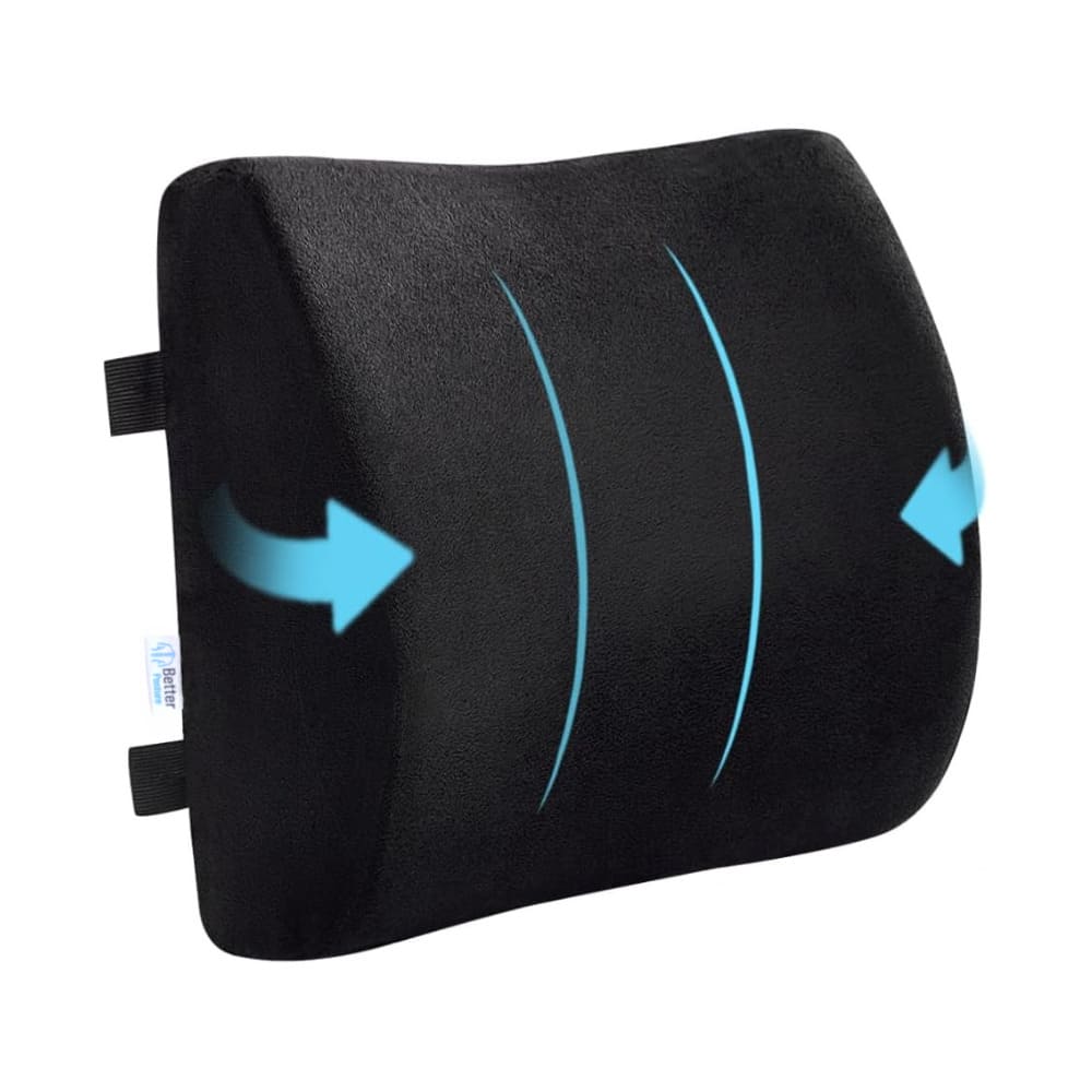 Ortopéd memóriahabos deréktámasz párna irodai székhez vagy autóüléshez Better Posture Lite 1