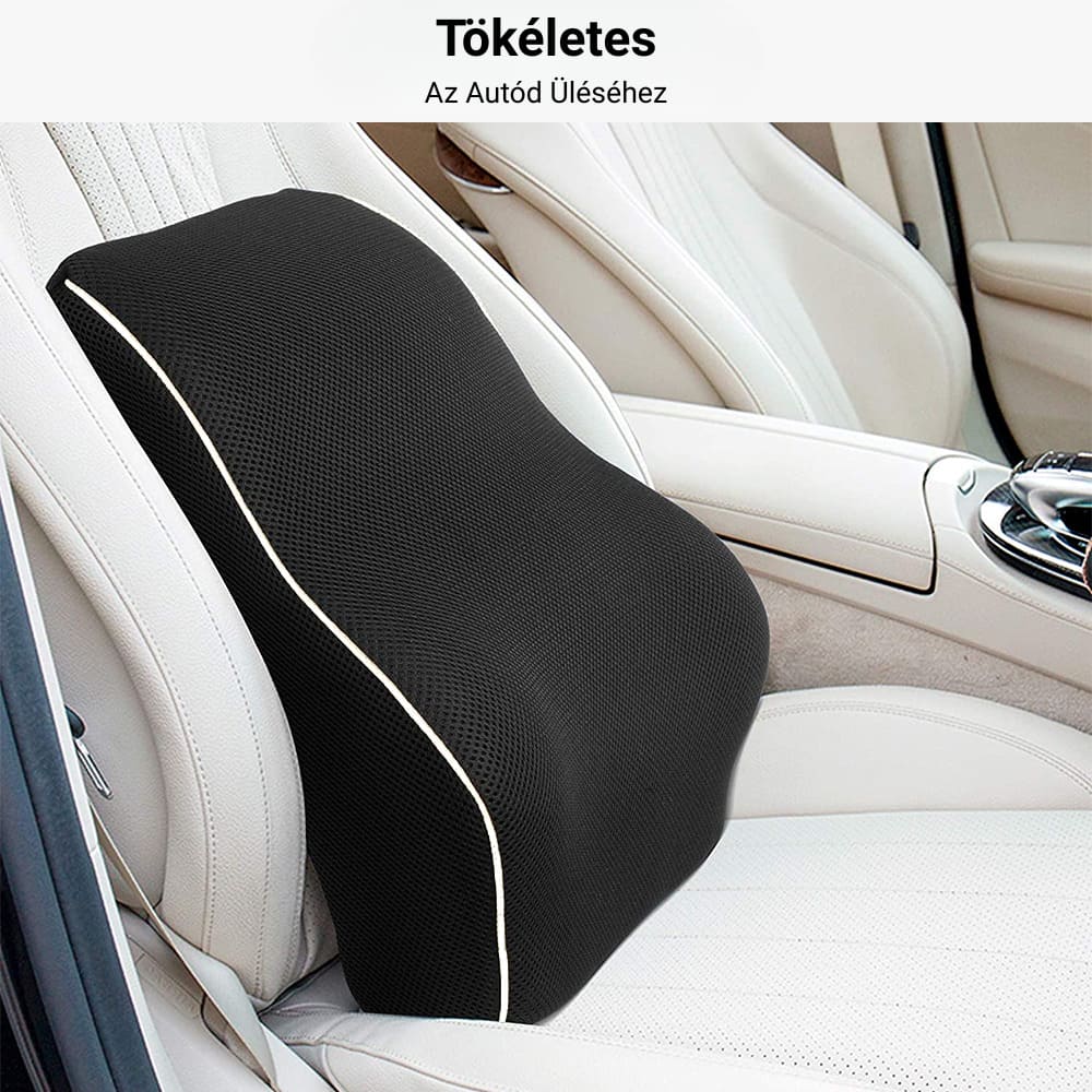 Ortopéd memóriahabos deréktámasz párna irodai székhez vagy autóüléshez Better Posture Pro 4