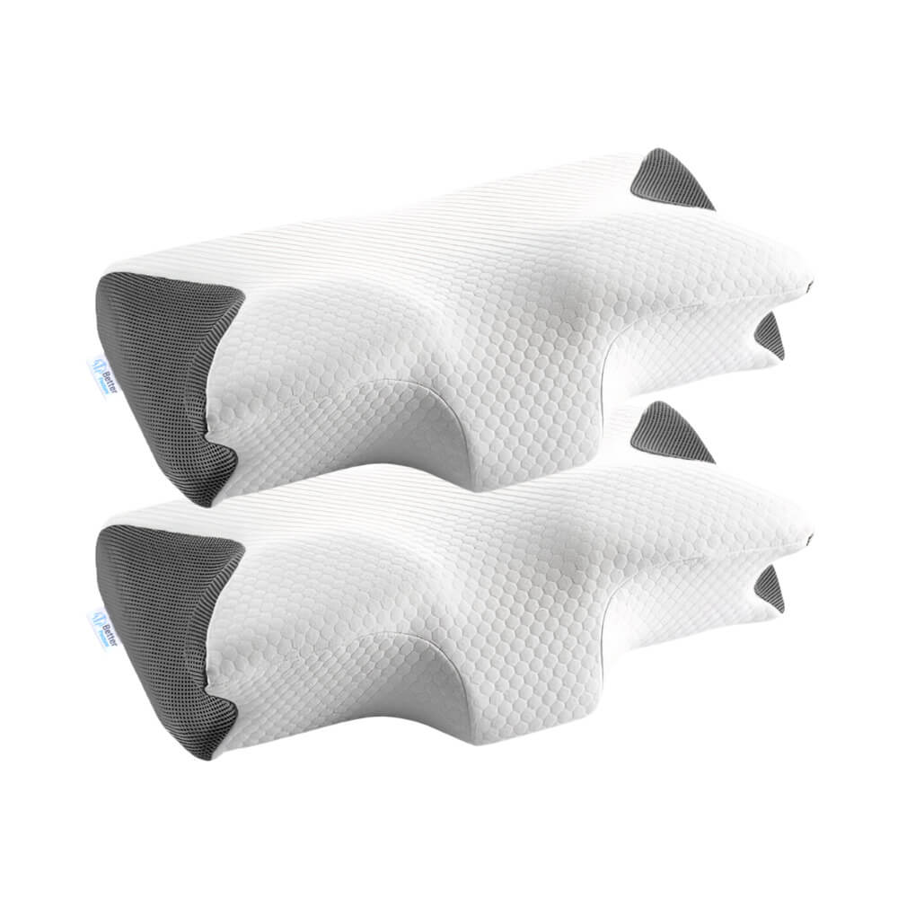 Ortopéd memóriahabos nyaktámasz párna 2 darabos csomag Better Posture Pro #7 1