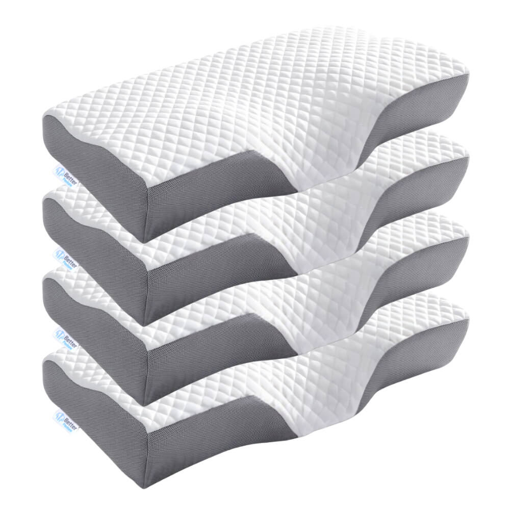 Ortopéd memóriahabos nyaktámasz párna 4 darabos csomag Better Posture Lite #32 1