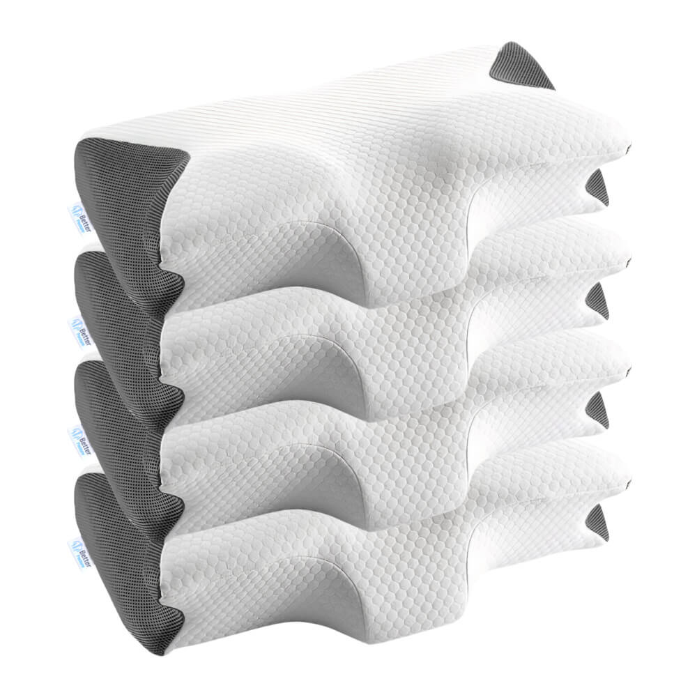 Ortopéd memóriahabos nyaktámasz párna 4 darabos csomag Better Posture Pro #8 1