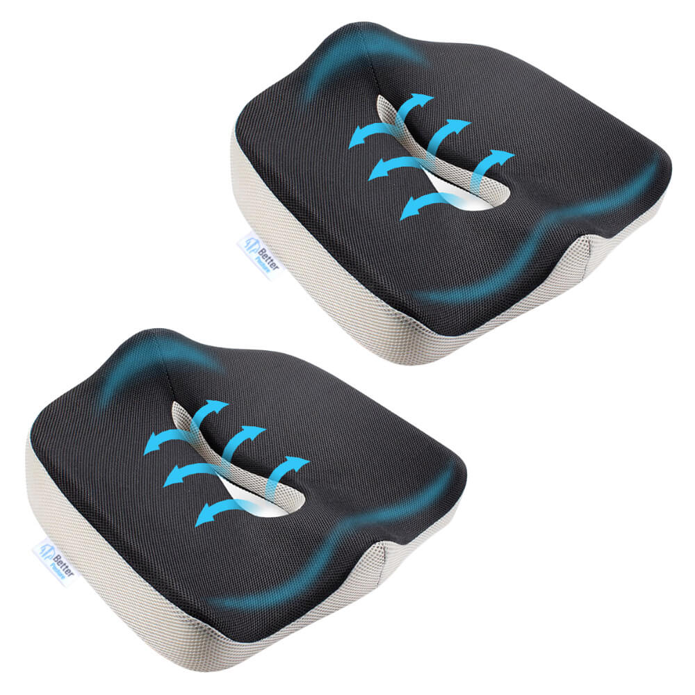 Ortopéd memóriahabos ülőpárna 2 darabos csomag Better Posture Premium #10 1