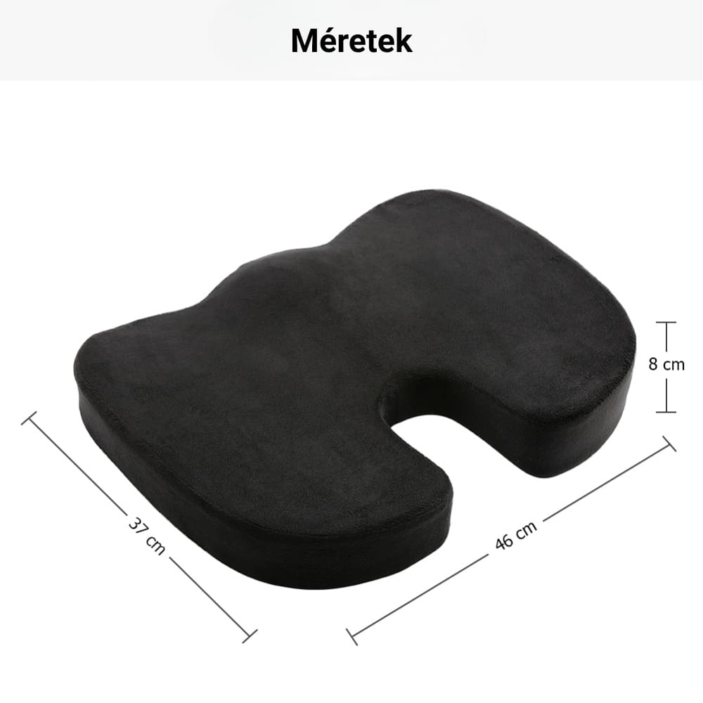 Ortopéd memóriahabos ülőpárna 2 darabos csomag Better Posture Pro #9 6