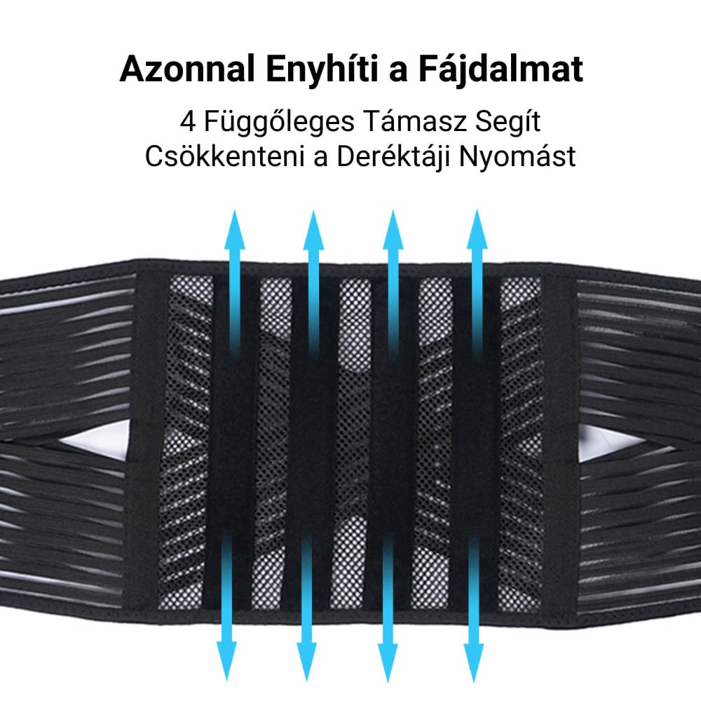 Turmalinos és mágneses deréktámasztó öv 2 darabos csomag Better Posture Premium #19 3