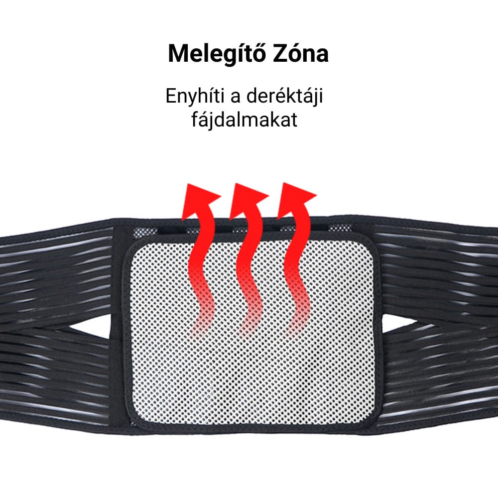 Turmalinos és mágneses deréktámasztó öv 2 darabos csomag Better Posture Premium #19 4