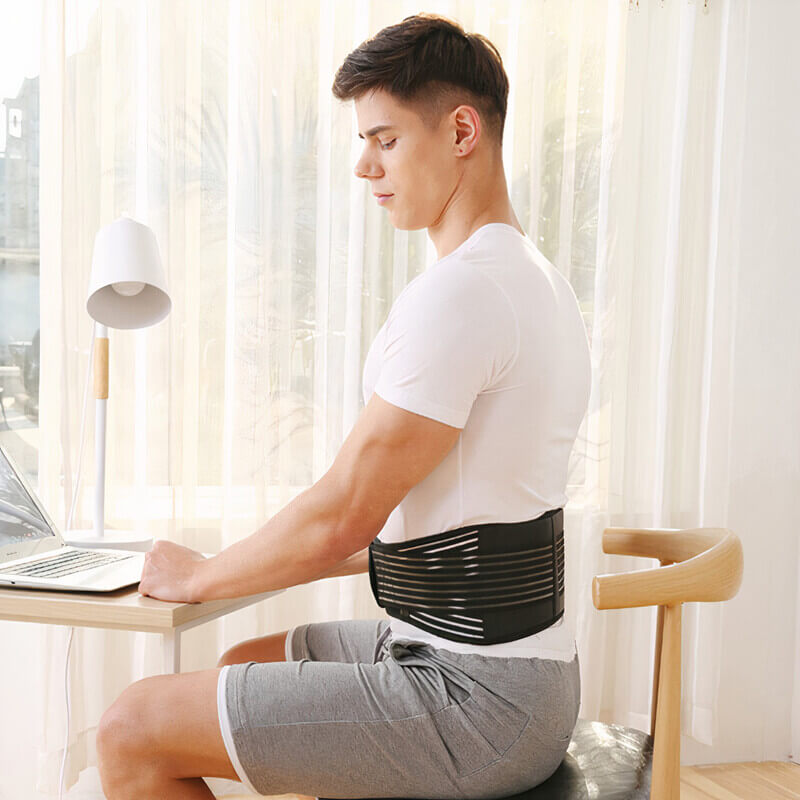 Turmalinos és mágneses deréktámasztó öv 2 darabos csomag Better Posture Pro #17 4