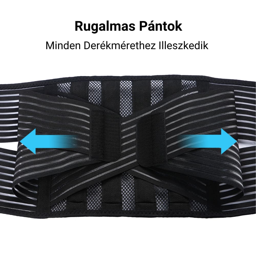 Turmalinos és mágneses deréktámasztó öv Better Posture Premium 2