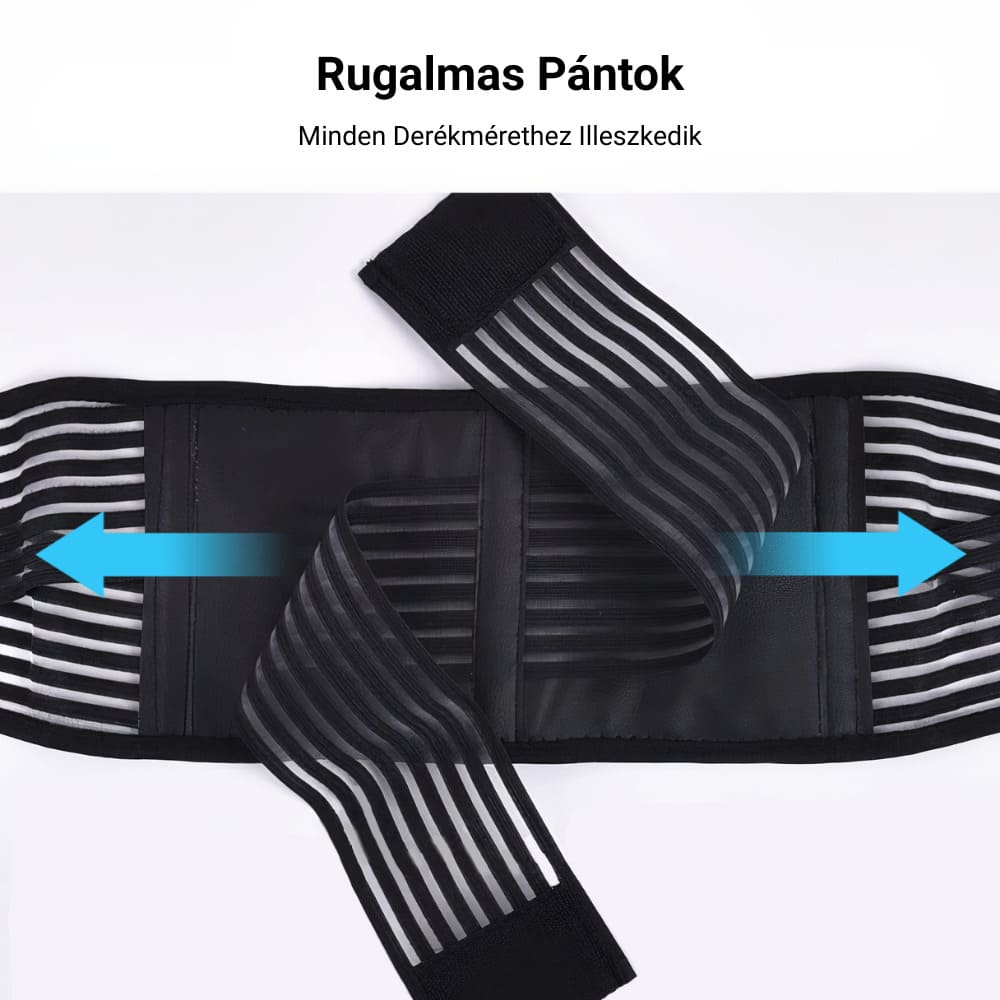 Turmalinos és mágneses deréktámasztó öv Better Posture Pro 2